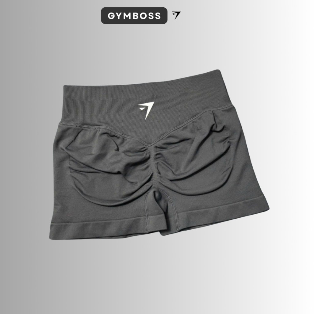 Quần Đùi Tập Gym,Yoga Cạp Thấp Chun Mông GB,Chất Liệu Dệt Kim 10% Elast Cao Cấp GB132