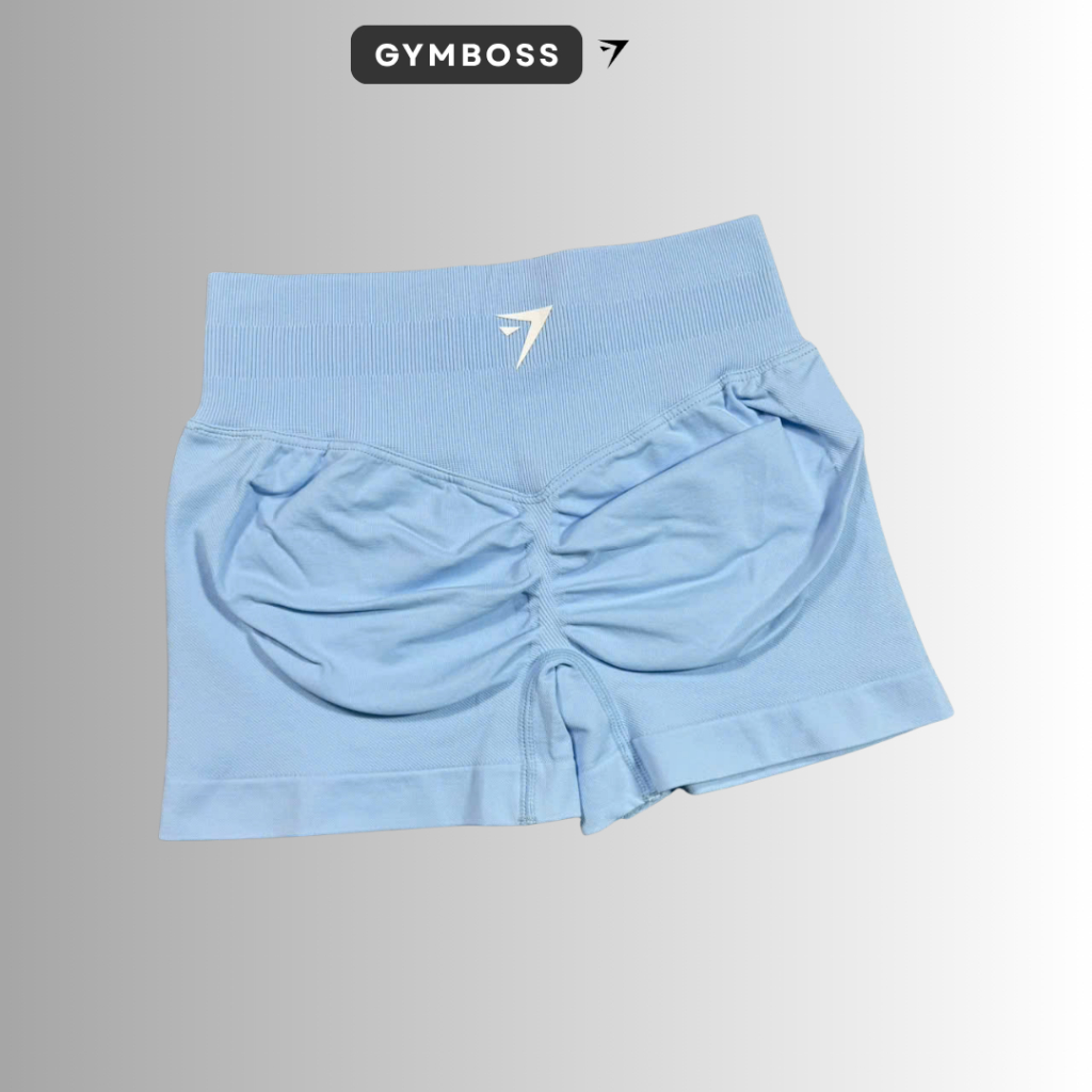 Quần Đùi Tập Gym,Yoga Cạp Thấp Chun Mông GB,Chất Liệu Dệt Kim 10% Elast Cao Cấp GB132