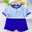 Bộ Thun Lạnh Bé Trai, bé gái phối cúc size 6 - 16kg, vải mềm mát, co giãn, hút mồ hôi, mỏng mát
