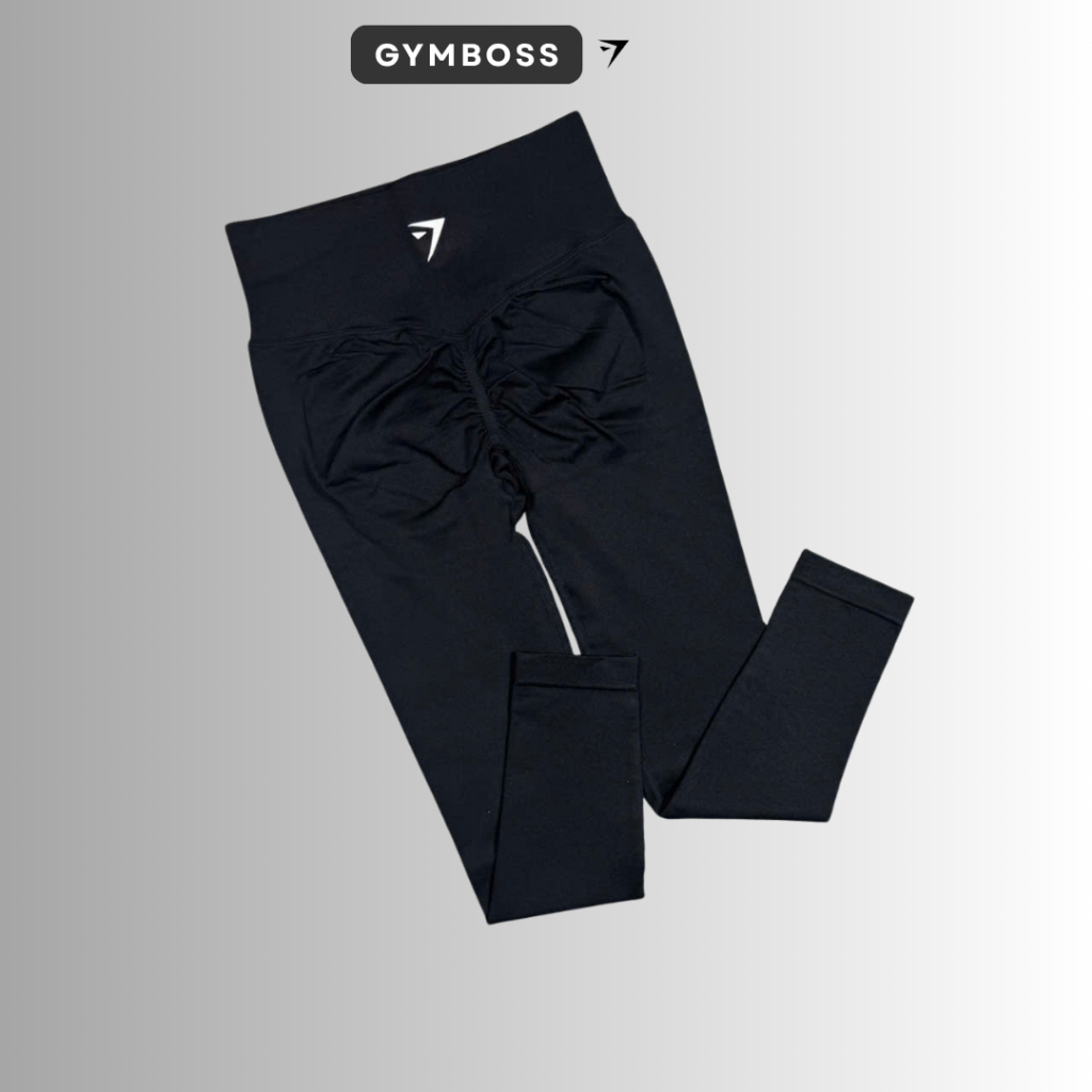 Quần Legging Tập Gym,Cạp Cao Chun Mông Tôn Dáng,Chất Dệt Kim 10% Elast Cao Cấp GB134 (Bản Mới)