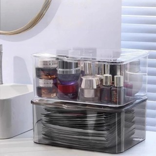 Hộp Nhựa Acrylic Trong Suốt Có Nắp Đậy - Hộp Nhựa Đựng Phụ Kiện, Đồ Trang Điểm, Văn Phòng - Tủ Trưng Bày Mô Hình