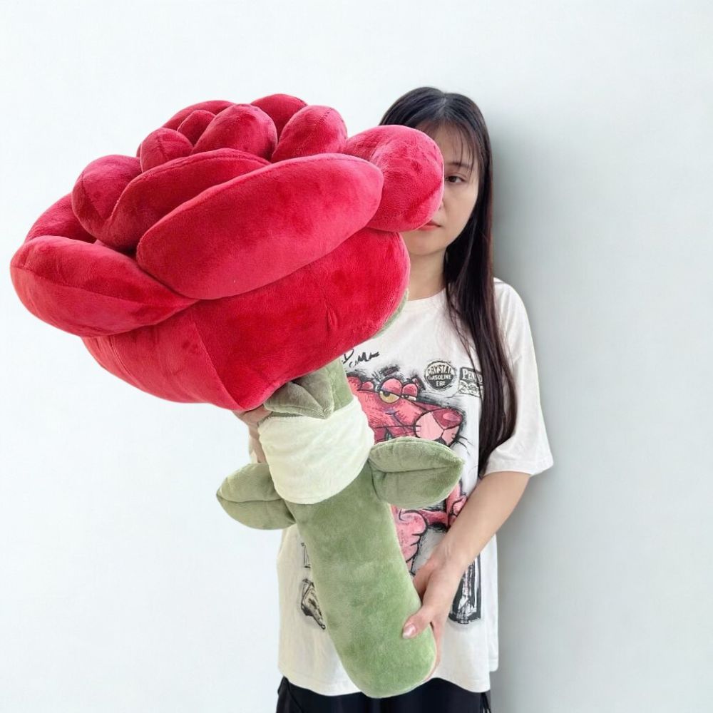Gấu bông hoa hồng khổng lồ làm quà tặng cho bạn gái,người yêu dịp sinh nhật, ngày lễ valentine kích thước 65Cm