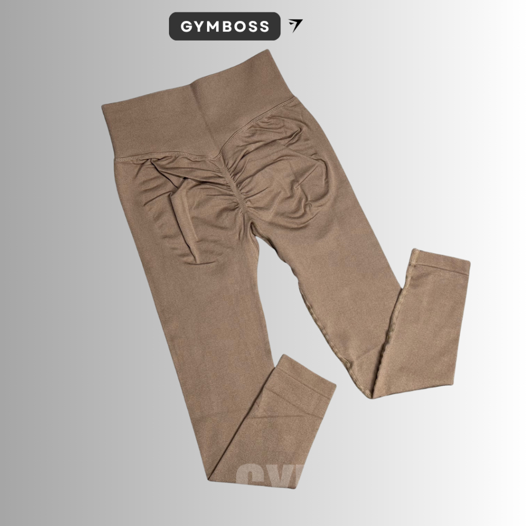 Quần Legging Tập Gym Yoga,Chất Dệt Kim 4 Chiều Cạp Cao Chắn Chắn Chun Mông Tôn Dáng GB109
