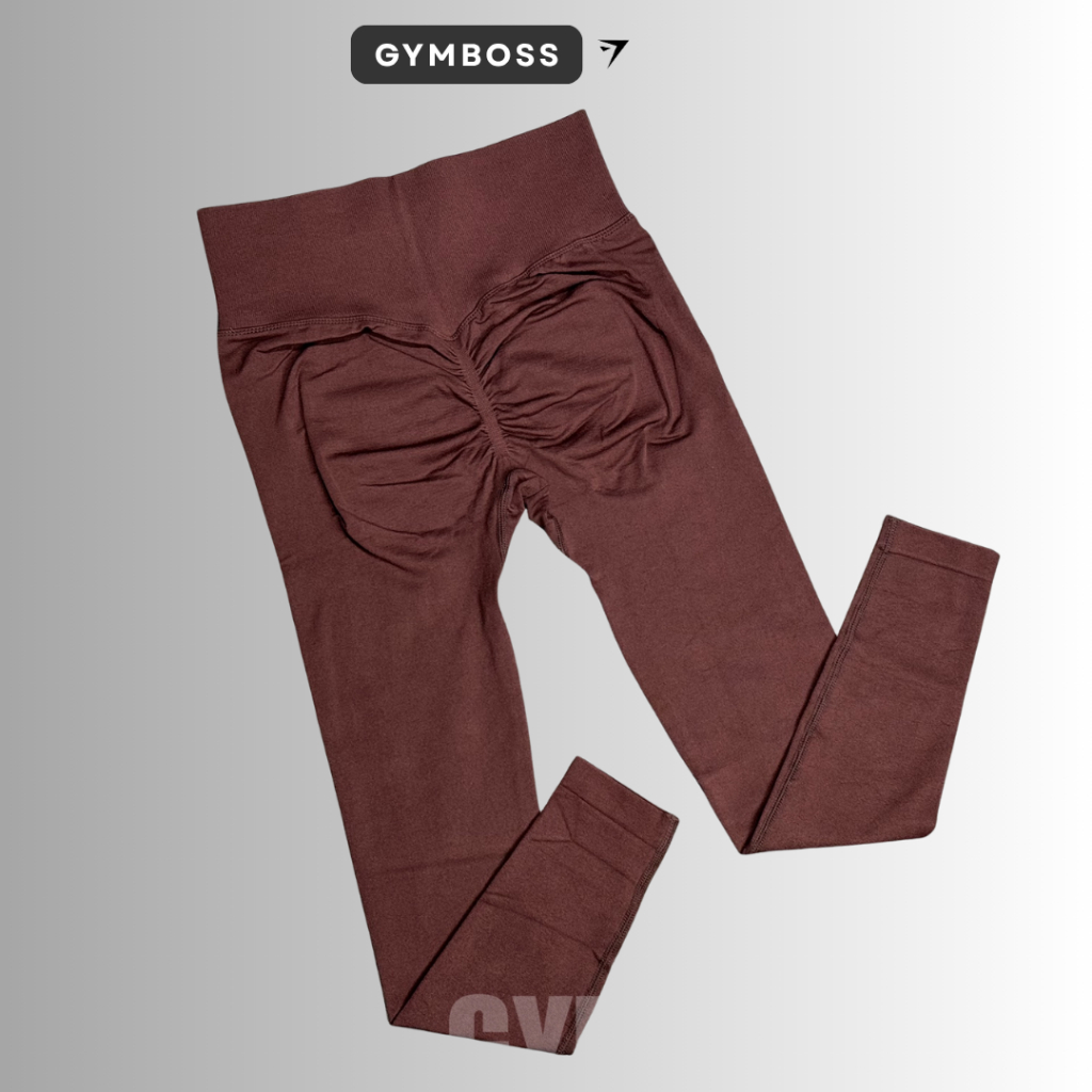 Quần Legging Tập Gym Yoga,Chất Dệt Kim 4 Chiều Cạp Cao Chắn Chắn Chun Mông Tôn Dáng GB109
