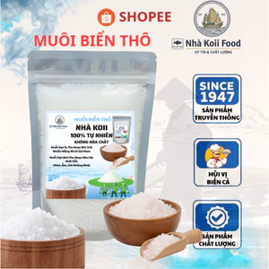 Muối Biển Thô Tự Nhiên , Muối Hạt Thô Nhà Koii Nguyên Chất