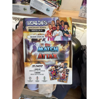 [ Mini Tin ] Hộp Thẻ Match Attax Champione League Mùa 2025/26 25/26 ( 32 Thẻ )