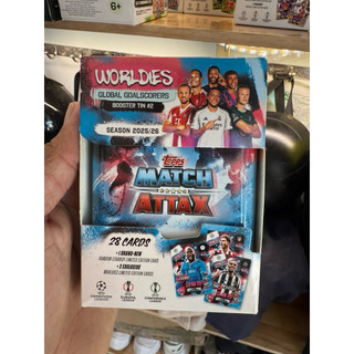 [ Mini Tin ] Hộp Thẻ Match Attax Champione League Mùa 2025/26 25/26 ( 32 Thẻ )
