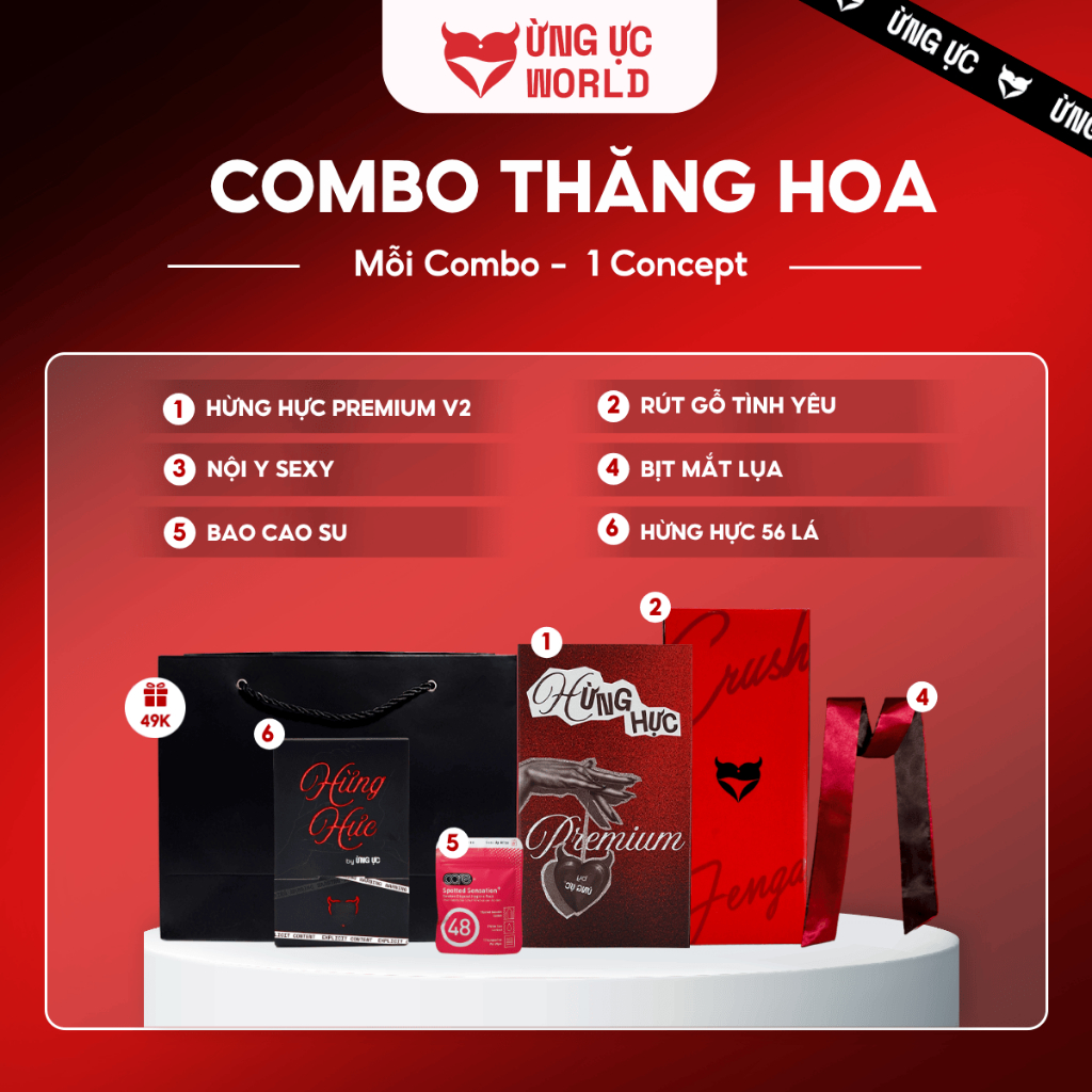Combo Quà Tặng Thăng Hoa Dành Cho Cặp Đôi - Hành Trình Cảm Xúc Ừng Ực