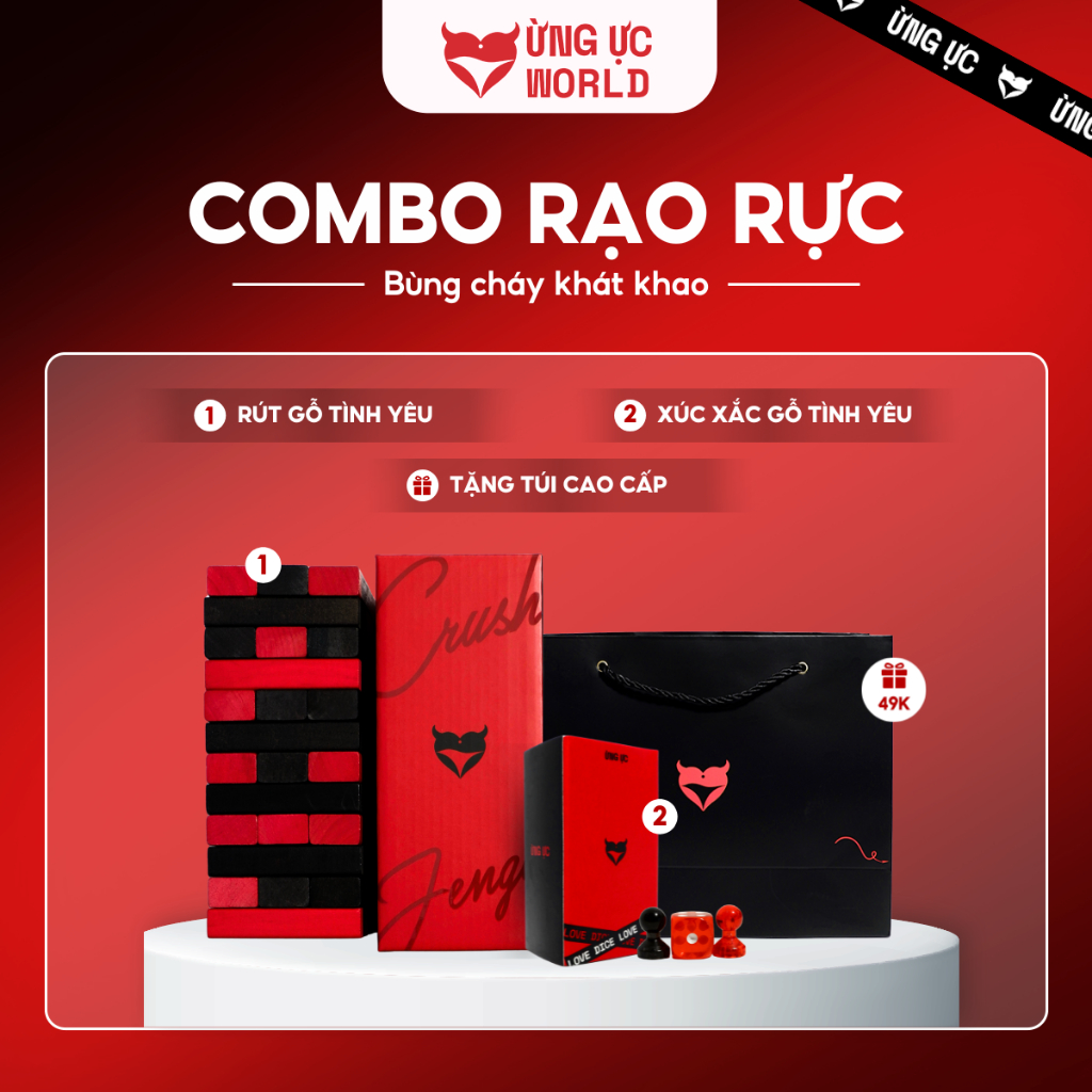 Combo Quà Tặng Thăng Hoa Dành Cho Cặp Đôi - Hành Trình Cảm Xúc Ừng Ực