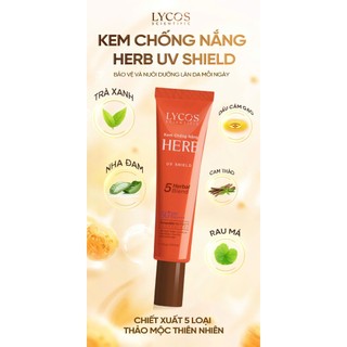 KEM CHỐNG NẮNG DƯỠNG DA LYCOS DAILY UV SHIELD SPF50+ PA++++