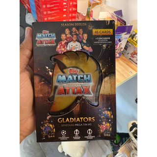 [ Mega Tin ] Hộp Thẻ Lớn Match Attax Champions League Mùa 2025/26 25/26( 48 thẻ )