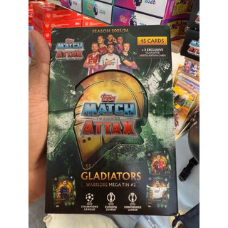 [ Mega Tin ] Hộp Thẻ Lớn Match Attax Champions League Mùa 2025/26 25/26( 48 thẻ )