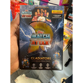 [ Mega Tin ] Hộp Thẻ Lớn Match Attax Champions League Mùa 2025/26 25/26( 48 thẻ )