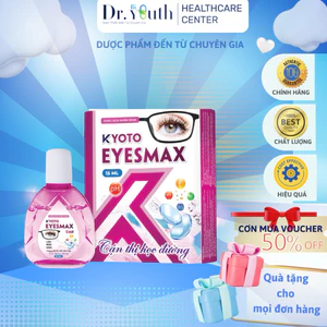 Nhỏ mắt KYOTO EYESMAX Cận Thị Học Đường (Chai 15ml) Giúp làm giảm thiểu các triệu chứng như khô mắt, chảy nước mắt.