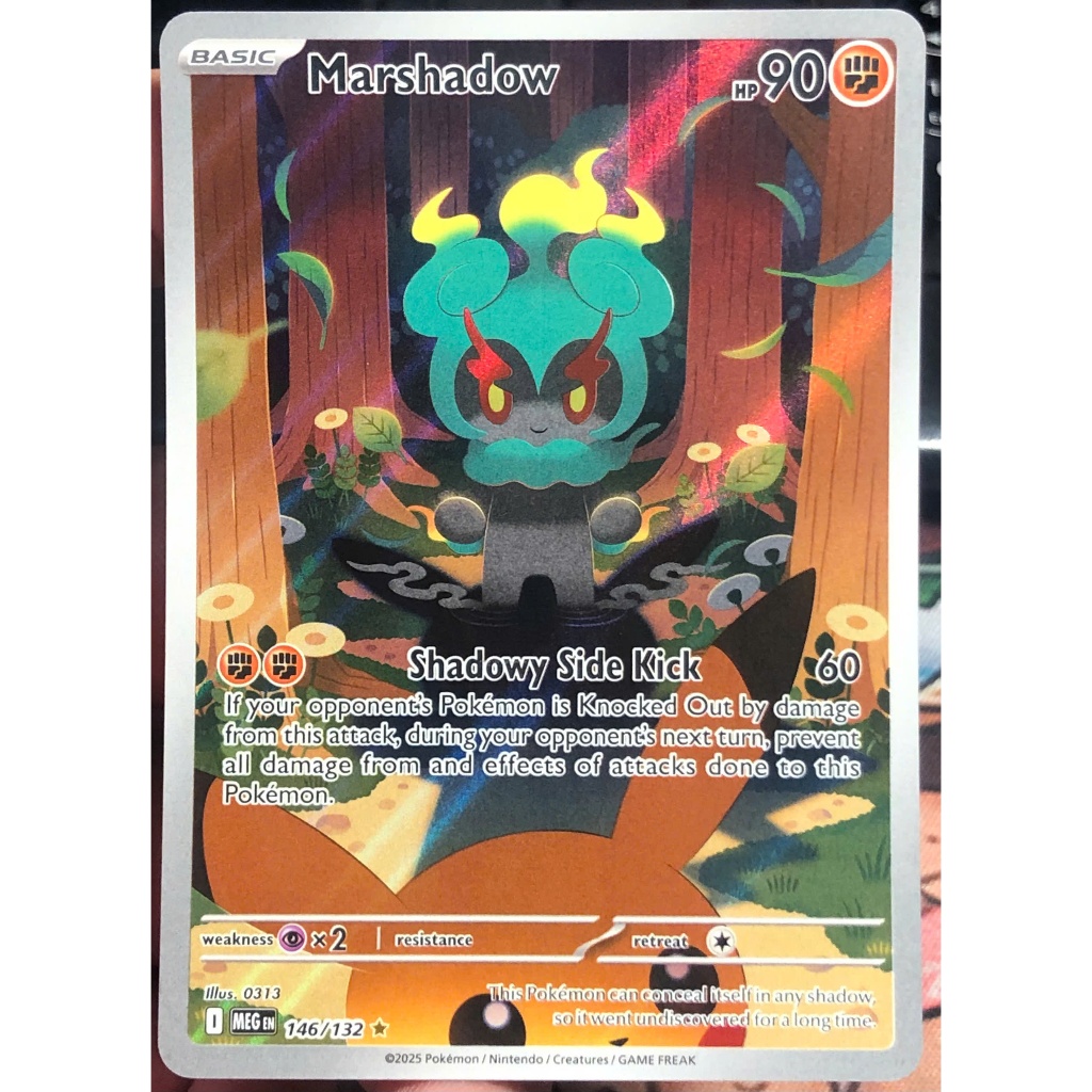 [KW2 Pokemon] [EN] Thẻ Marshadow - 146/132 - ME01 - Illustration Rare ...