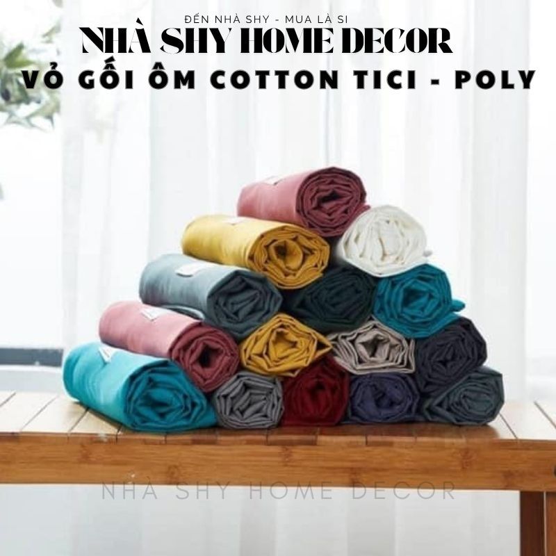 Vỏ Gối Ôm Lụa Thái Mua Kèm Với Bộ Gra - Giao Cùng Màu Với Đơn -  Nhà Shy Home Decor