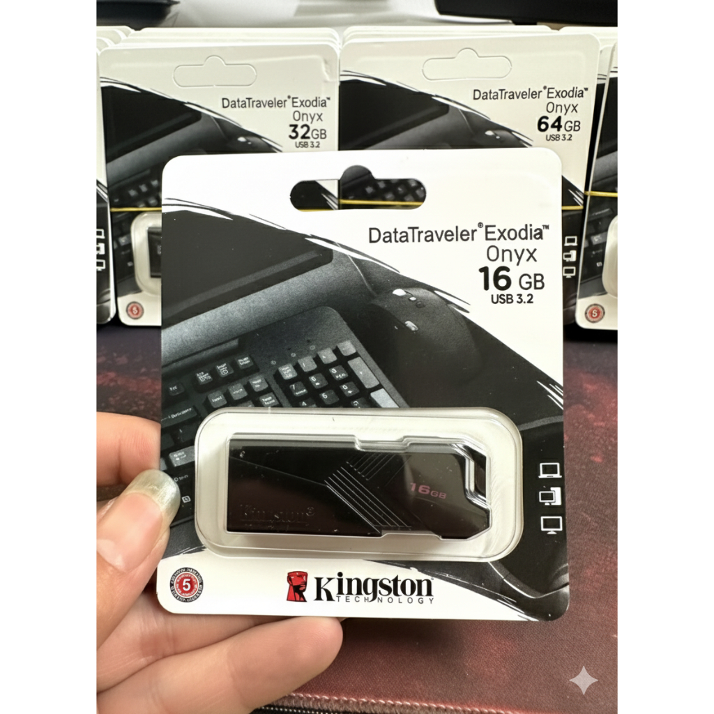 USB 3.2 Kingston Data Traveler Exodia Onyx 16GB/ 32GB/ 64GB/ 128GB - Bảo Hành Chính Hãng 5 Năm