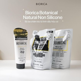 Bộ Gội Xả Táo Đen Biorica Botanical Natural Non-Silicone (400ml x2)