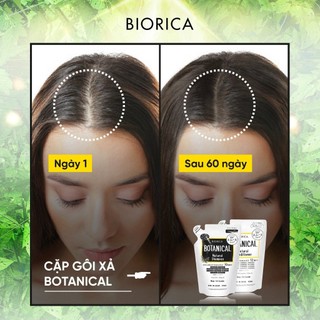 Dầu Xả Biorica Botanical Táo Đen Natural Conditioner Non-Silicone (400ml/túi)