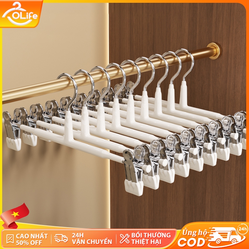 𝐎𝐥𝐢𝐟𝐞 Móc Áo Nâng cấp chống trượt Bền bỉ khi sử dụng Đồ móc phơi Vật liệu dày hơn Treo Áo và nâng cấp chịu lực