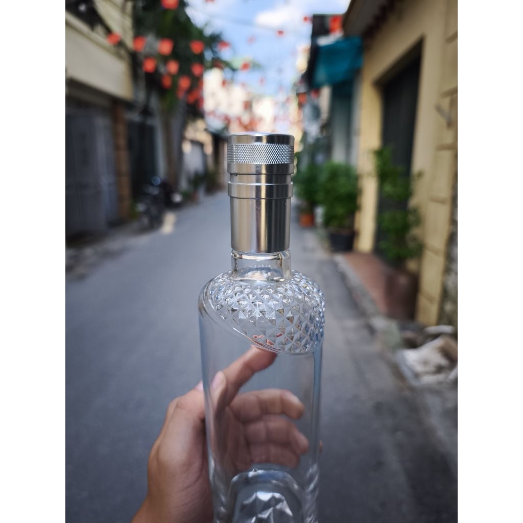 Vỏ chai thủy tinh đựng rượu - Chai thủy tinh cao cấp dung tích 500ml RO500