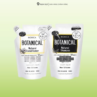 Bộ Gội Xả Táo Đen Biorica Botanical Natural Non-Silicone (400ml x2)