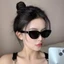 Kính râm mát nữ mắt mèo chống tia UV thời trang Hàn Quốc đi chơi chụp ảnh đẹp ABICA 292