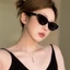 Kính râm mát nữ mắt mèo chống tia UV thời trang Hàn Quốc đi chơi chụp ảnh đẹp ABICA 292