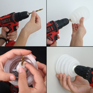 Ống Thu Bụi Khi Khoan Silicon Cao Cấp – Chống Bắn Bụi, Giữ Sạch, Phù Hợp Mọi Máy Khoan