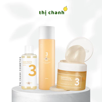 (Nhập Khẩu) Toner/ Toner Pad Dưỡng Sáng, Căng Bóng Da Numbuzin No.3 Super Glowing Essence Toner/ Toner