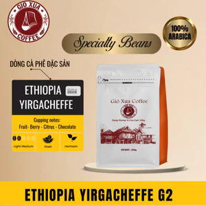 Cà Phê Ethiopia Yirgacheffe Washed | Rang Light | Espresso - Pour Over