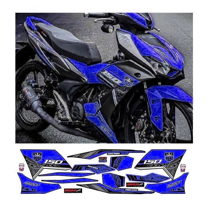 Tem rời WINNER X V2 cao cấp chất liệu in 3 lớp chống nước không phai màu.