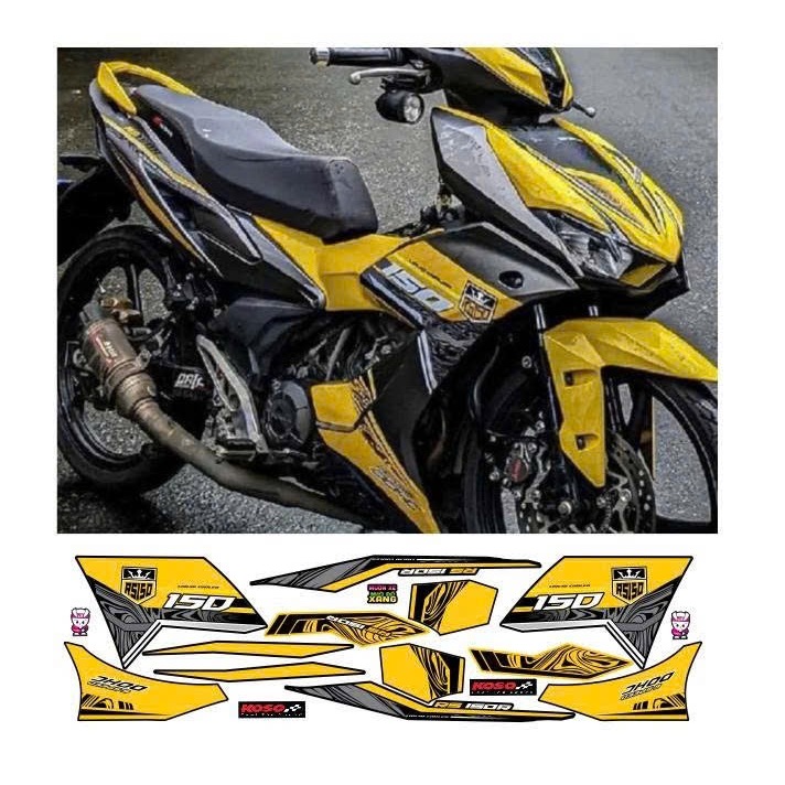 Tem rời WINNER X V2 cao cấp chất liệu in 3 lớp chống nước không phai màu.