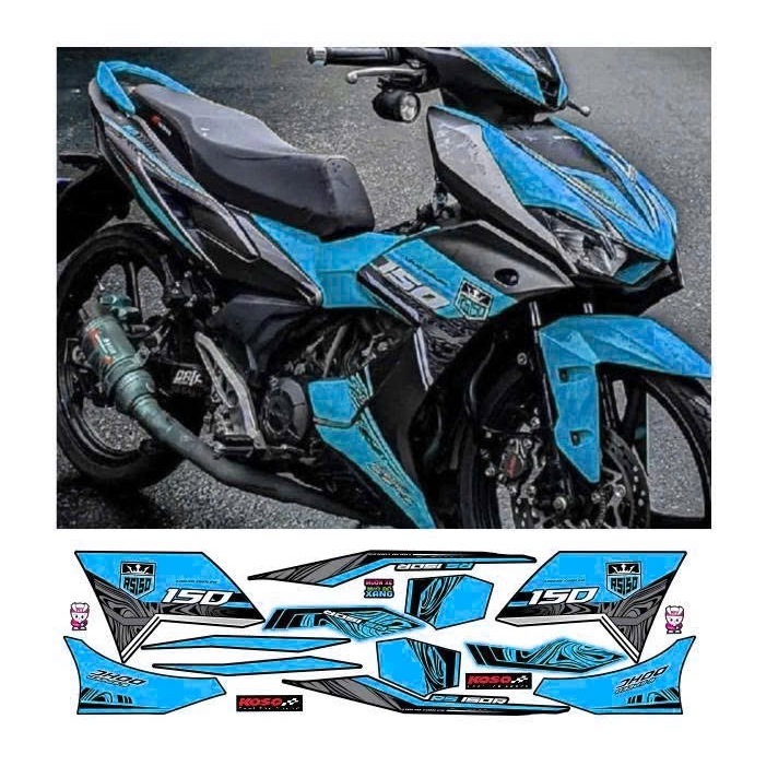 Tem rời WINNER X V2 cao cấp chất liệu in 3 lớp chống nước không phai màu.