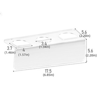 (Q27)Khay Nhựa Acrylic Trong Suốt - Khay Nhựa Chia Ngăn Để Đồ Cá Nhân, Đồ Dùng Học Tập, Chia Ngăn Bàn Làm Việc,..