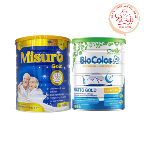 Sữa Misure lon 850g chính hãng- Cải thiện giấc ngủ hộp 850gram