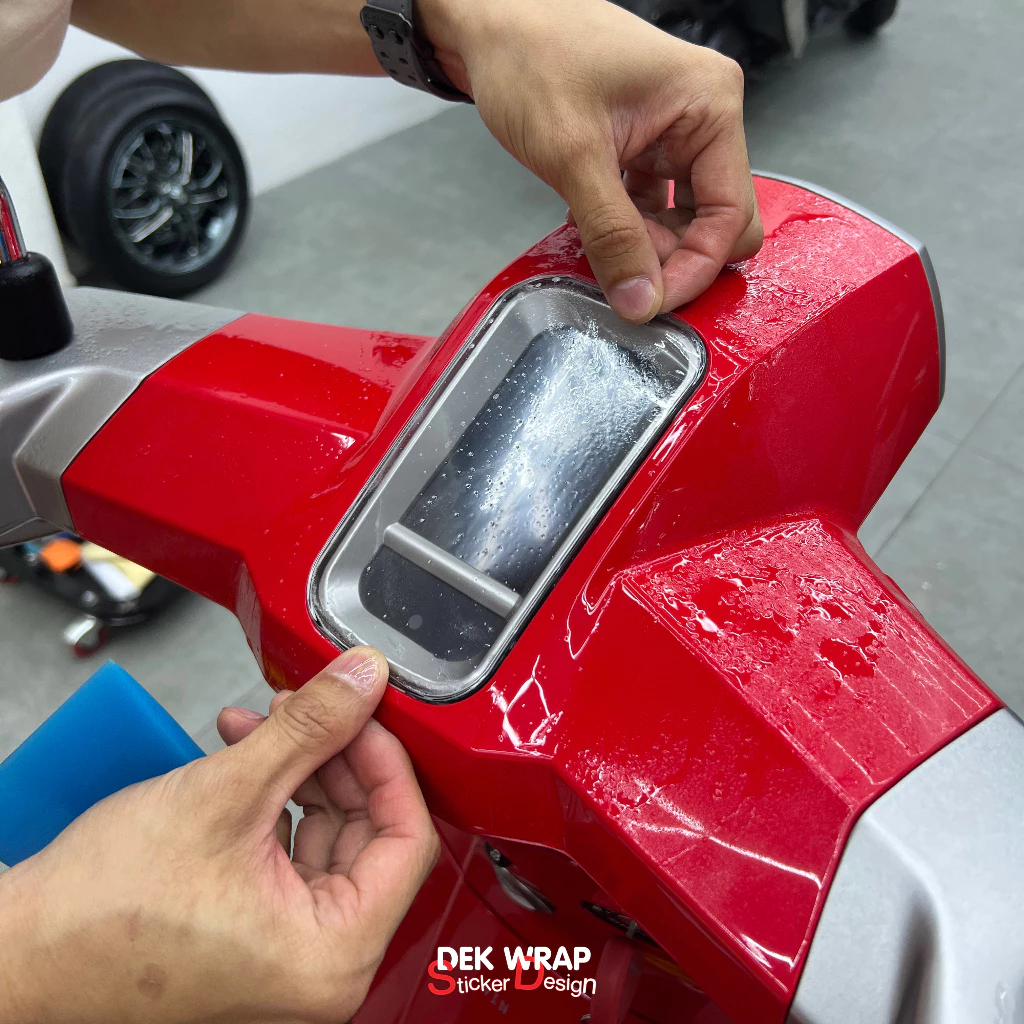 PPF Lambretta G350, dán bảo vệ đồng hồ xe, PPF nhập khâu