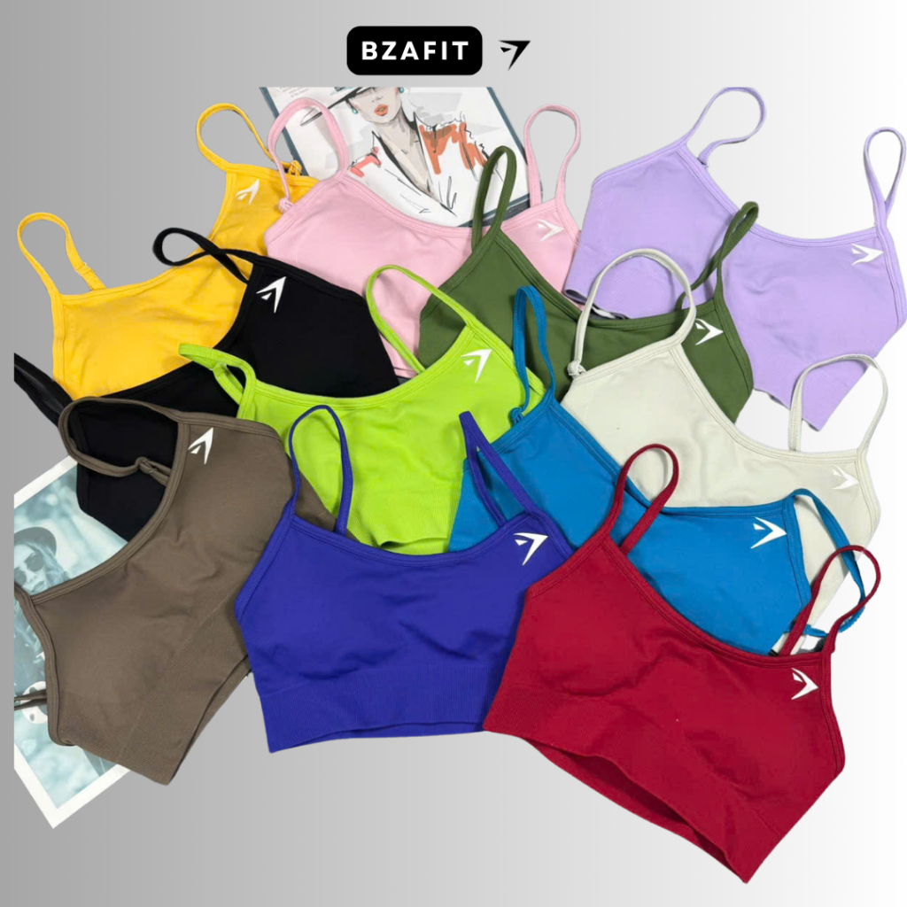 Áo Bra Tập Gym,Yoga Cao Cấp,Chất Liệu Dệt Kim 10% Elast Mềm Mịn Co Giãn Ôm Form GB251
