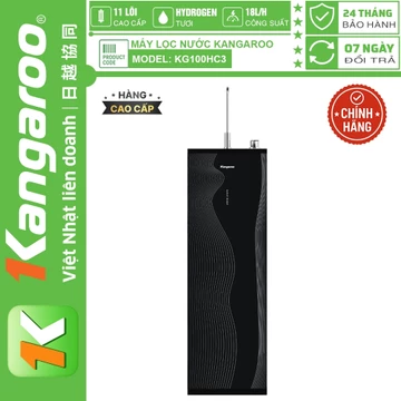 [HÀNG CHÍNH HÃNG 100%] Máy lọc nước Kangaroo Hydrogen KG100HC3, 11 lõi, 2 chế độ nước, Bảo hành chính hãng 24 tháng