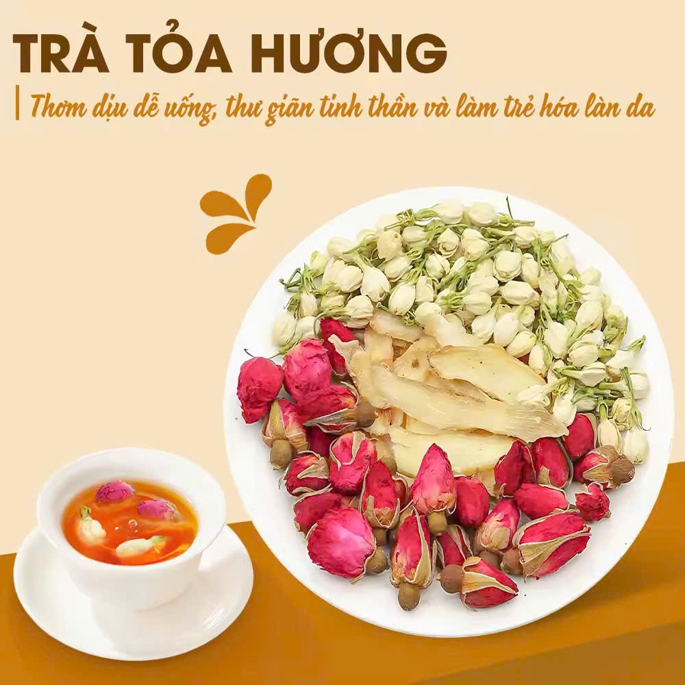 Sử dụng Trà Thảo Mộc Hoa Hồngọc Trúc trong đời sống