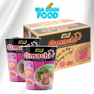 Mì Omachi Ly Tôm Sườn Bò Thùng 24 Ly X 70G [Ship hoả tốc]