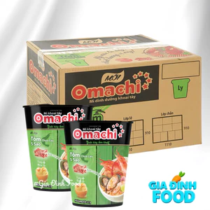 Mì Omachi Ly Tôm Sườn Bò Thùng 24 Ly X 70G [Ship hoả tốc]