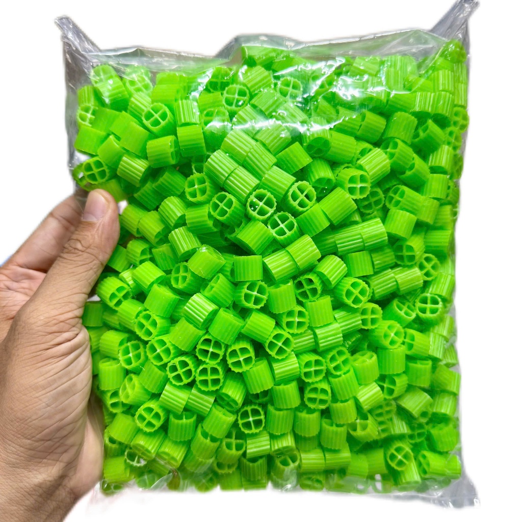 [Túi 500gram] Hạt Nhựa Kaldnes Vật Liệu Lọc Cho Bể Cá Cảnh