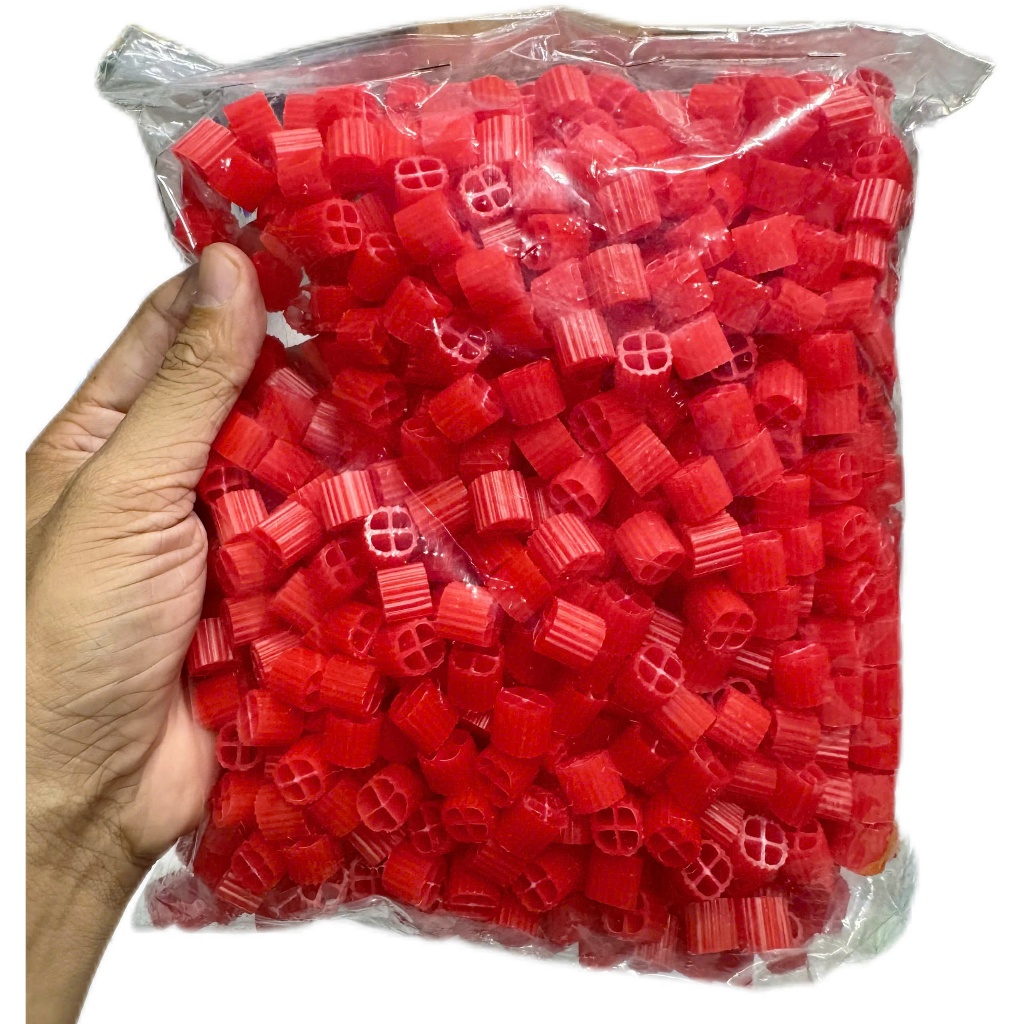 [Túi 500gram] Hạt Nhựa Kaldnes Vật Liệu Lọc Cho Bể Cá Cảnh