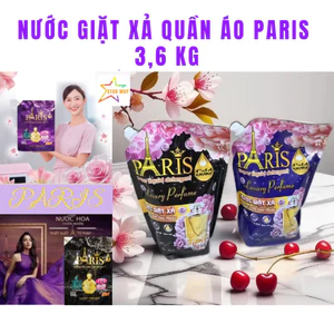 Giảm giá 80% Nước Giặt xả quần áo PARIS TÚI 3,60KG , nước giặt xả lưu hương lâu hương nước hoa pháp