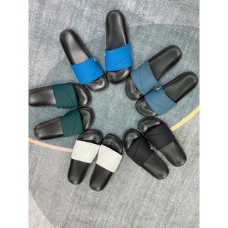 Dép Nam Nữ Quai Ngang cao su một màu đơn giản , sang, đễ phối đồ, dép lê đế bằng. Full size 36-43 giá rẻ