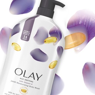 Sữa tắm Olay Age Defying Body Wash Vitamin E (650ml/975ml)