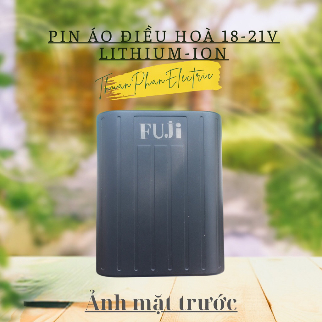 Pin áo điều hoà siêu bão 18-21v, Chạy 15-20H, Đóng 6cell 21700samsung48x chính hãng độ bền >5 năm