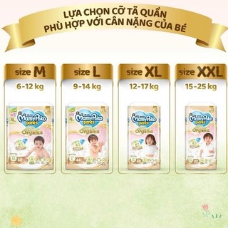 Tã quần MAMYPOKO SUPER PREMIUM ORGANIC M58/ L44/ XL38/ XXL32