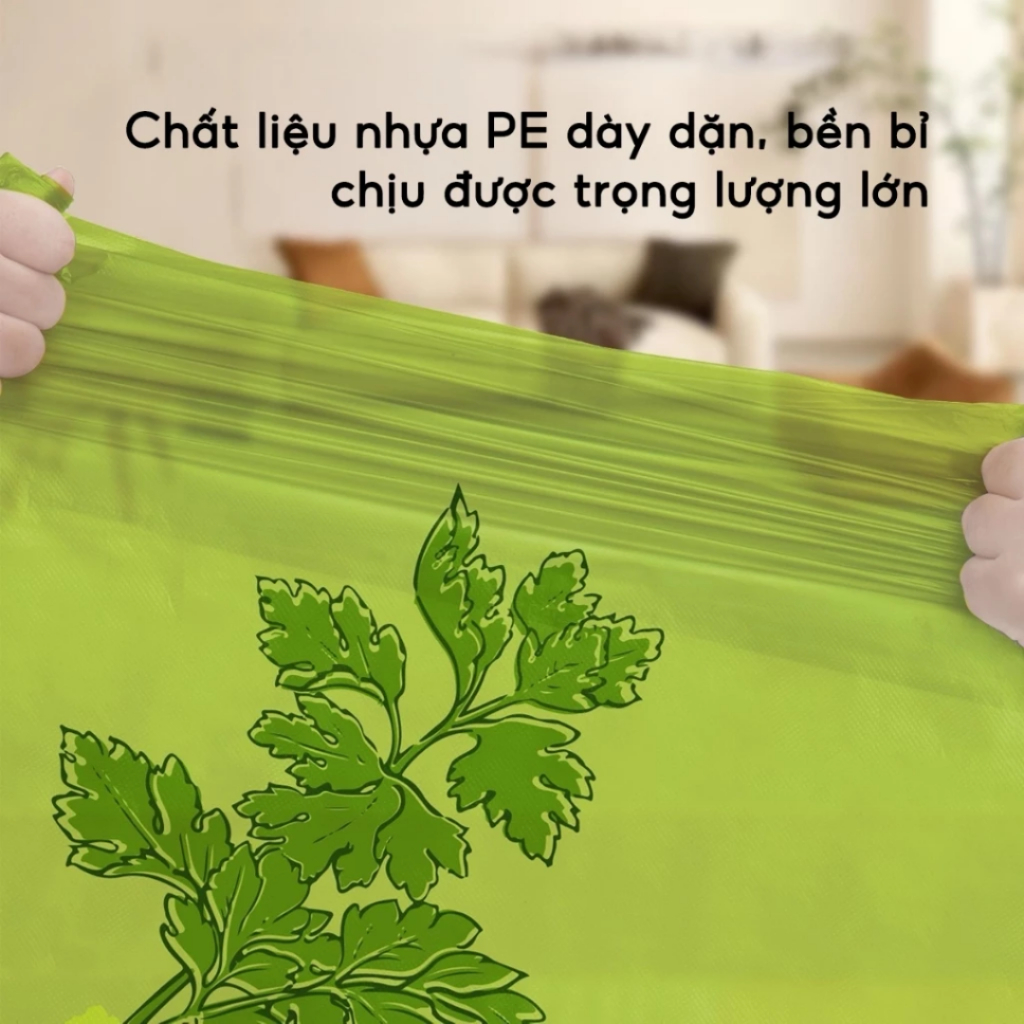 [Đơn 85k Nhận Quà] Túi đựng rác hương ngải cứu  xua đuổi ruồi muỗi côn trùng, túi rác siêu dai có dây rút